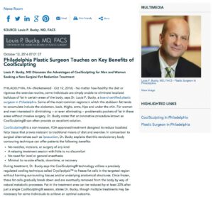 Dr. Bucky names key benefits of non-surgical fat reduction with CoolSculpting®.